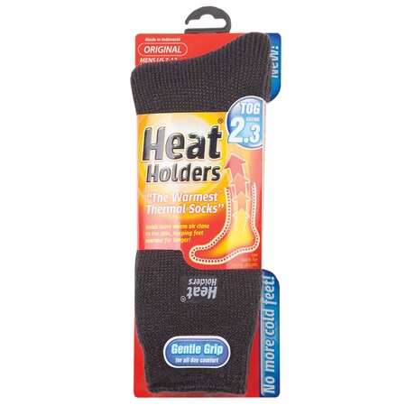 Heat Holders Heat Holders Mens Thermal Socks Charcoal MHHORGCHA